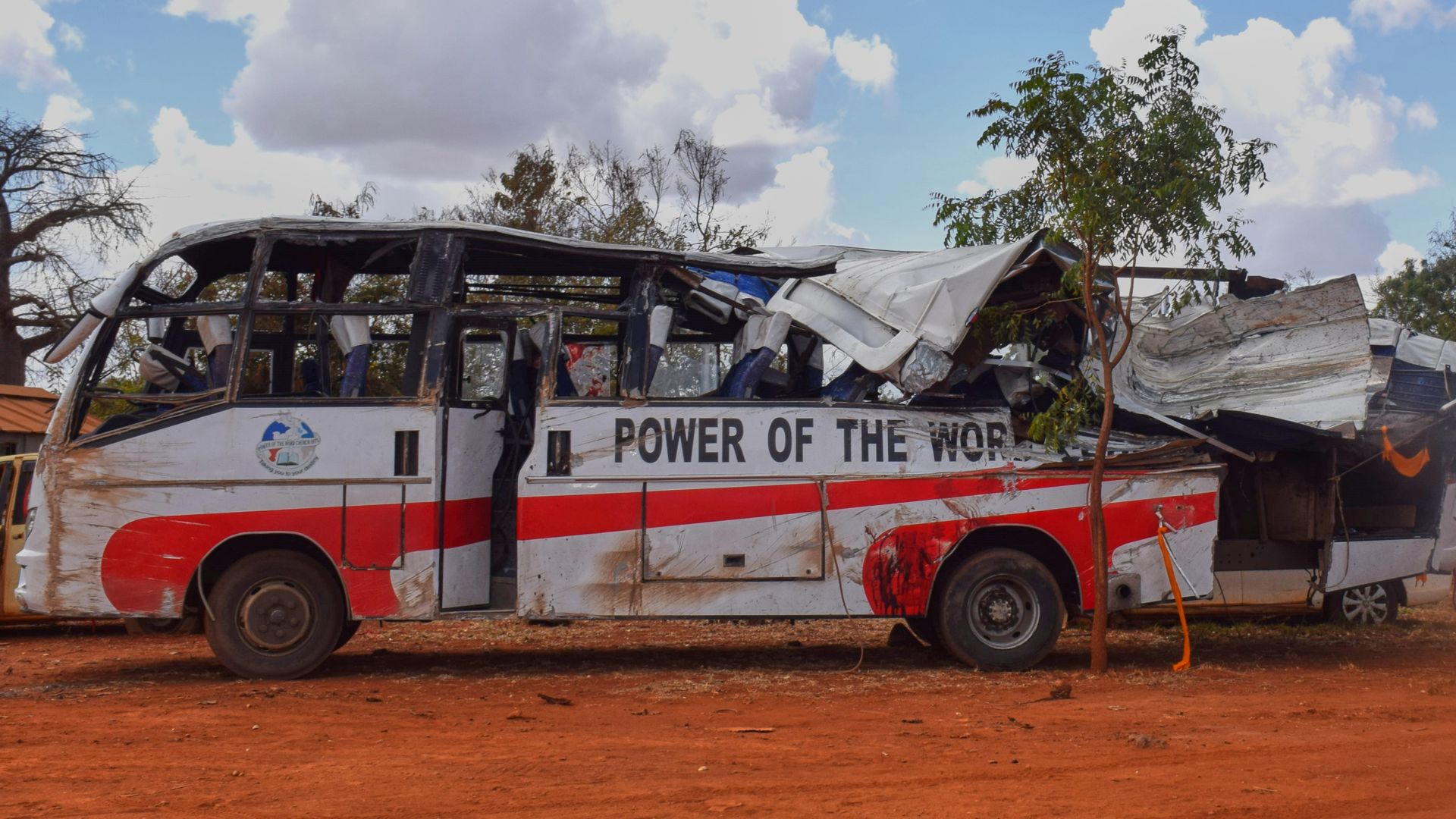 Bus and lorry collide killing 22, including passengers returning from funeral
