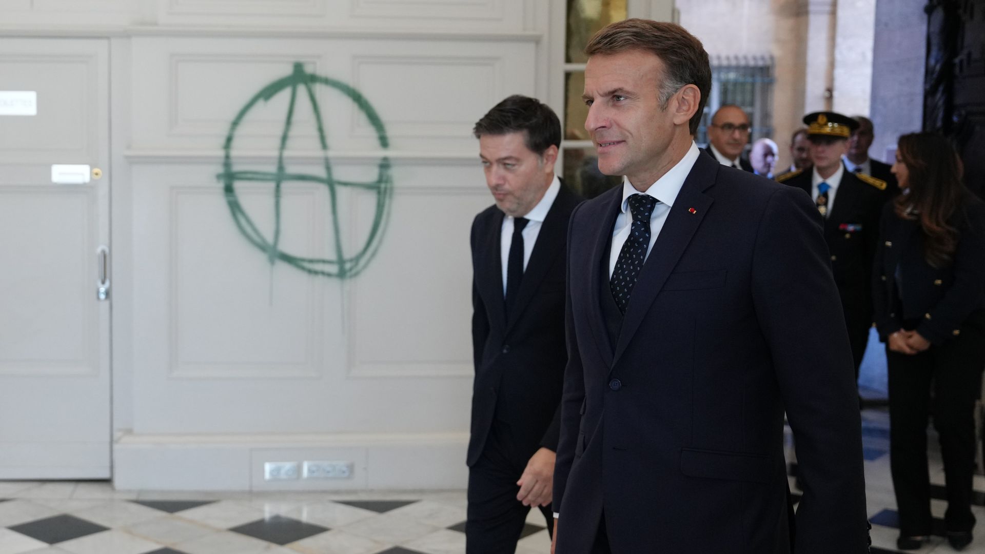 Macron promises 'concrete measures' over protest demands - amid fears of Halloween unrest