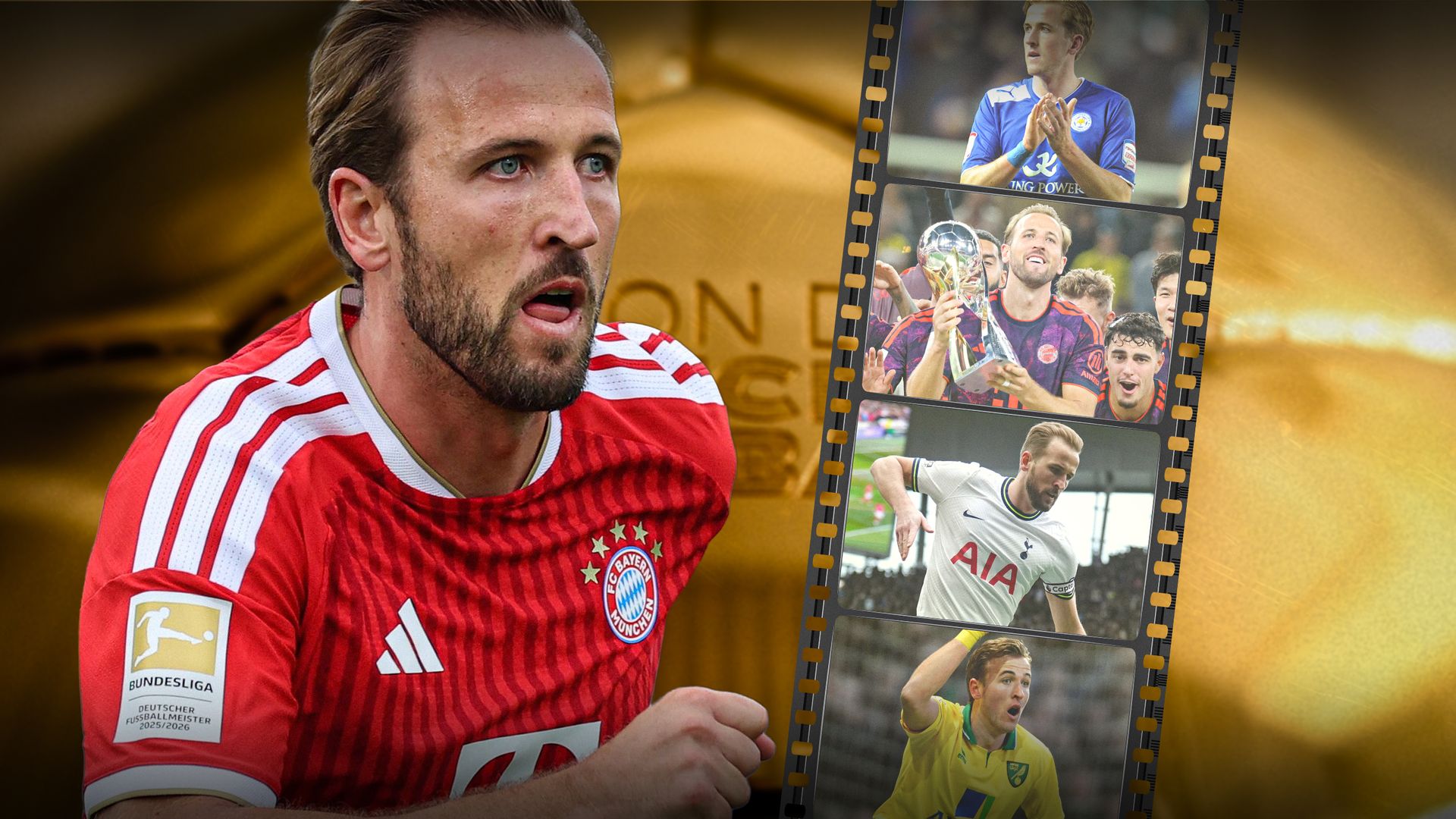 From forgettable EFL loans to Ballon d'Or winner - Kane's 'Cinderella story'