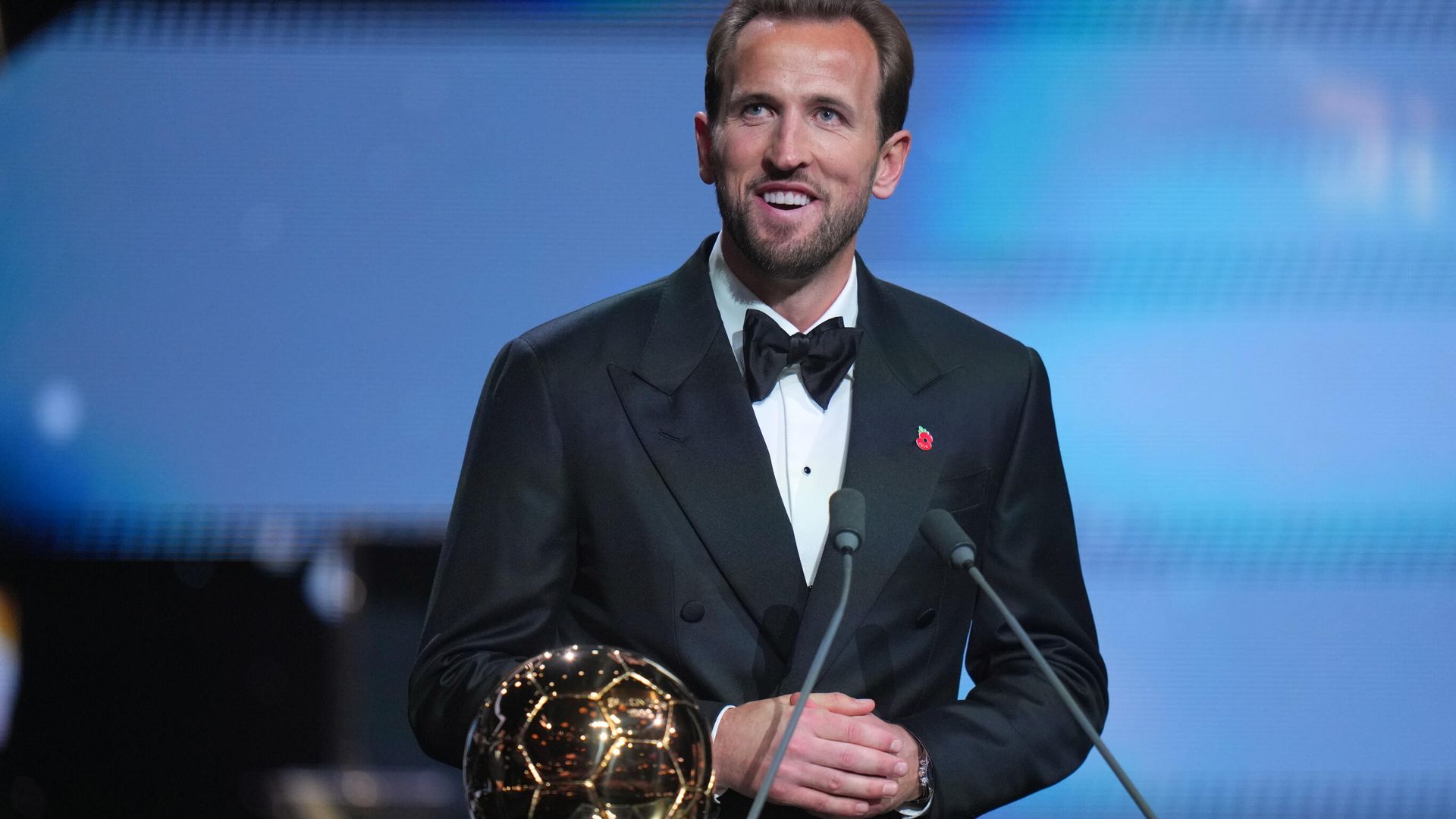 Kane becomes first English winner of Ballon d'Or in 25 years