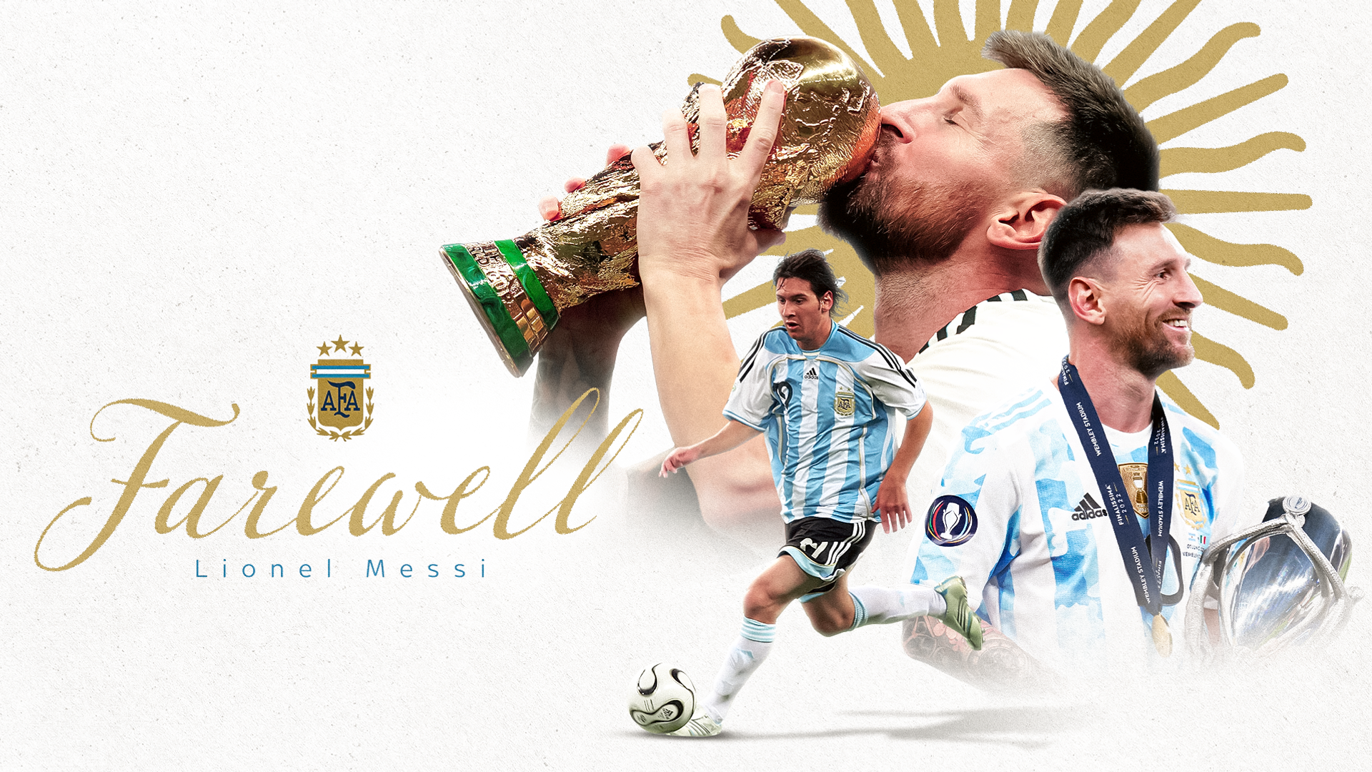 Messi ends Argentina career with goal on emotional night