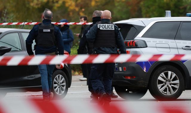 Terrorist shooting in Paris suburb marks ‘turning point for France’, Emmanuel Macron says