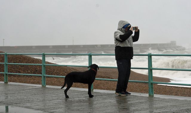 Rain and 80mph winds forecast for UK - as second named storm in 48 hours hits