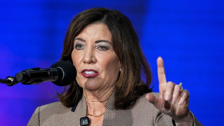 New York State governor Kathy Hochul issued a 'State Disaster Emergency'. File pic: Reuters