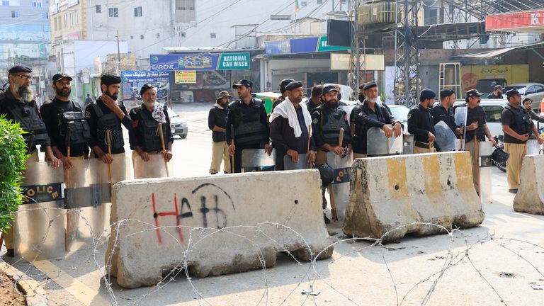 Pakistan's president declares state of emergency in Khyber Pakhtunkhwa province run by Imran Khan's party; interior minister says "situation is so grave"