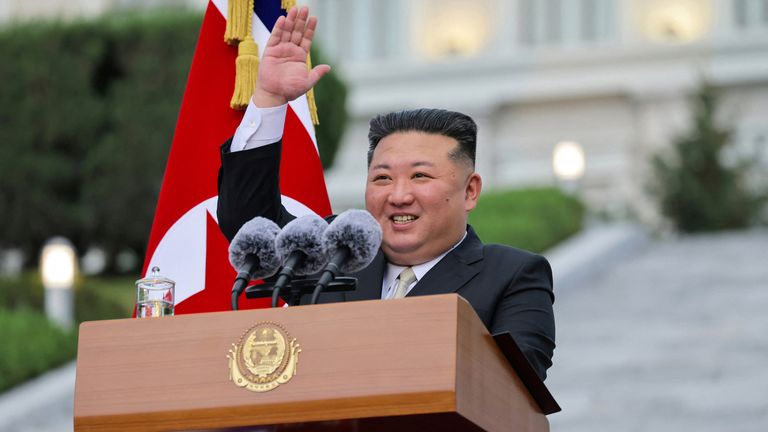 Kim Jong Un. Pic: Reuters