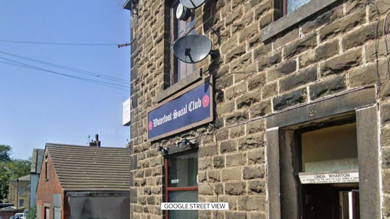 The incident took place at the Waterfoot Social Club, in Rossendale