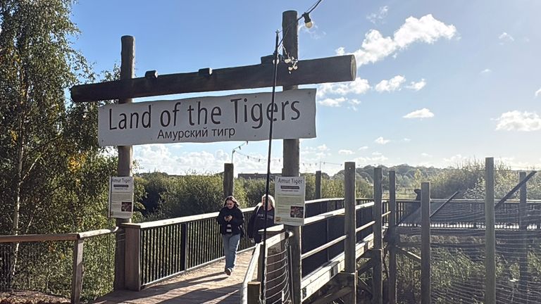 The wildlife park reopened on Friday after being shut for nearly a week