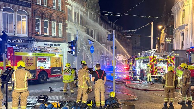 Pic: Nottinghamshire Fire and Rescue Service