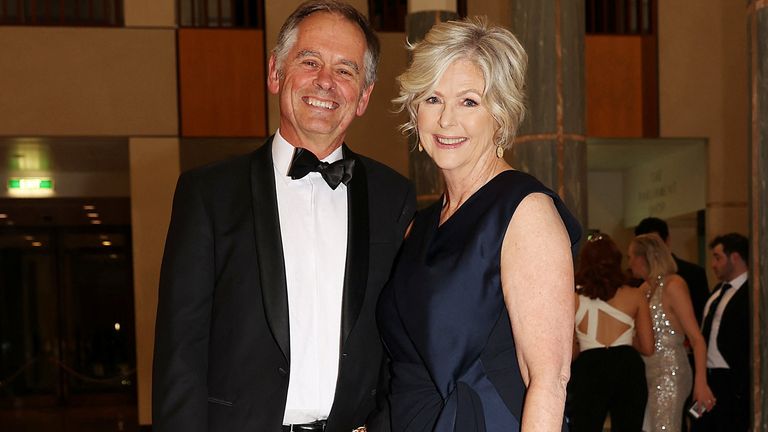 Haynes e seu marido. Foto: AAP/Reuters