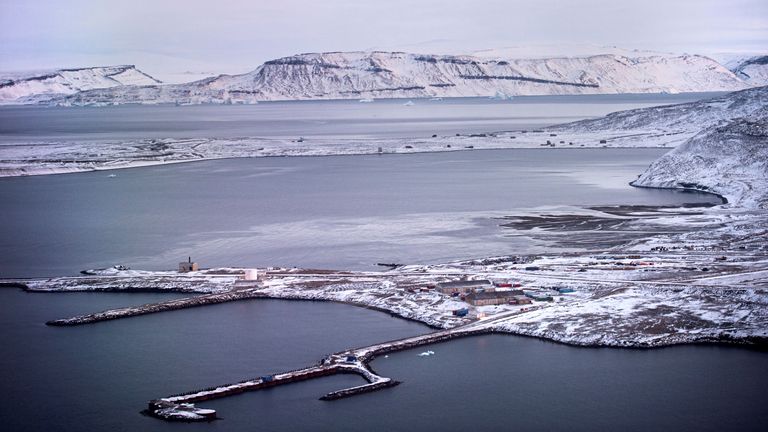 Pituffik Space Base in Greenland. Pic: Reuters